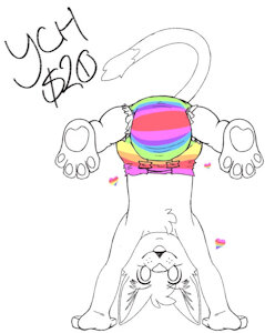 "Show off with Pride!" YCH by Kontsune