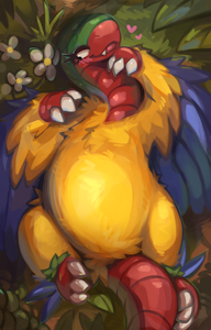Golden Belly Fluffer [SFW] by Metalisk