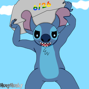 Stitch's Day! by HueyHusky
