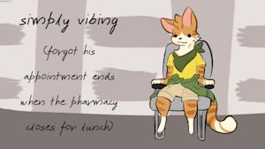 waiting in the pharmacy by paddedpurr