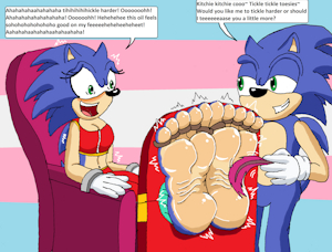 Sonic meets Trans Sonic by alexiaNBC