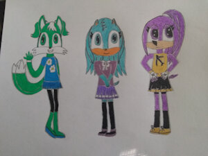 Tatiana, Gisella, and Demetria by JonetsuTekinaAi