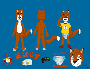 Riddy ref sheet (new 2025) by Riddy