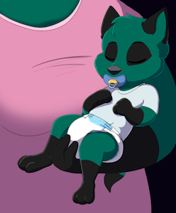 Sleepy Lil Yote by pamperedyote