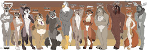 *ADOPTABLES*American dads by Fuf