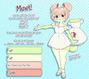 Minet Refsheet [SFW] by Saucy