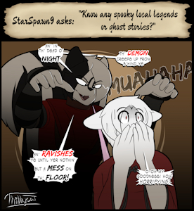 "Ask Mead!" - Spooky Scary Skunks by Thibby