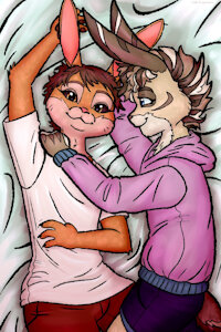 Drowsing in your arms (Commission) by Ardoran