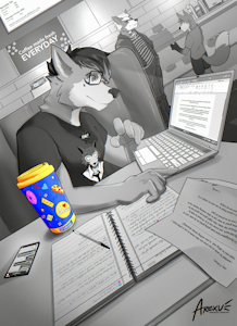 The Writer by MuskWuff