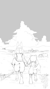 Sketh 379 - Lucario & Riolu by WinickLim