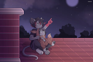 (comission) - Stargazing! by silphsart