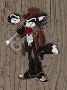 Cowboy Wolf - SOLD by CrypticRuins