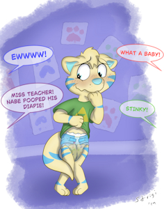 Stinky Preschool Otter by NabePup