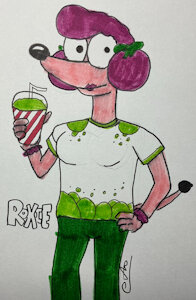 Roxie's Shirt Redesign by BigBadBuzzard