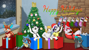 Sancastle Christmas 2024 by AlbinoRayneDeer