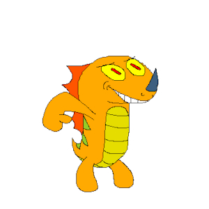 Roopon the Rhino-Dino-Lizard by FreePi