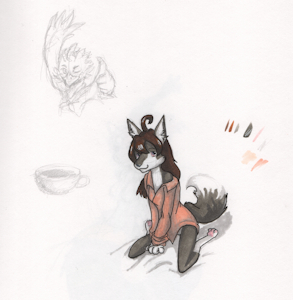 Shirt Thief :3c by EclypseSkunk