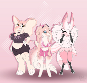 ArtFight2025 #1 'Pink Supremacy' by SushiGoat