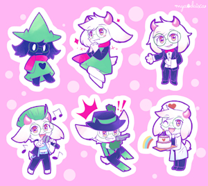 The Many Fits of Ralsei by myaoduixa