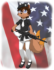 [$] Military Maid Mikey (Short Skirt) by Sp4c3Ch1nch1ll4