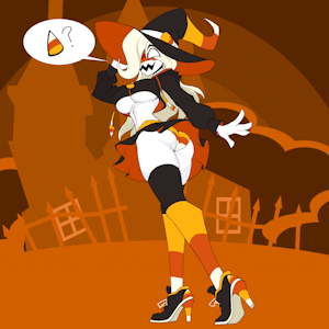 (Artfight2025) Candycorn Witch for NotYourSagittarius by LuvTonique