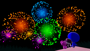 Fireworks Show (Happy 4th of July) by Skulltronprime969