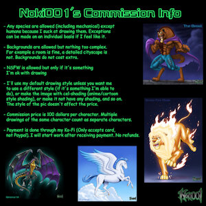 Noki001's Commission Info by Noki001
