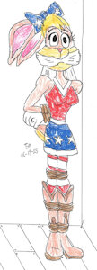 4th OF JULY BOUND Lola Bunny by Godzilla713