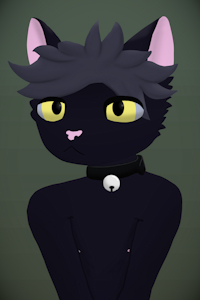 black kitty by monofur