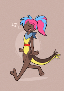 Lisa Walkin' by TrevorFox