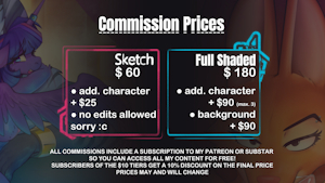 Commissions open! by SugarlessPaints