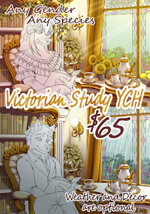Victorian Study YCH (Reminder) by KuddlyKodiak