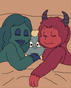 Throuple Bed Sandwich by JacobDSProductions