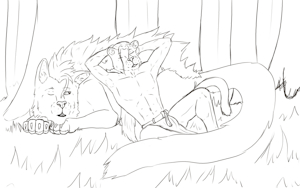 Lounging (Lines) by Itallo