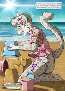 Beach Baby by ChronoKitten