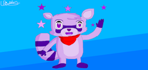 Here Come's Rambley the Raccoon by UmairPlaytimeMon