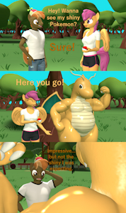 Scootaloo's Shiny Dragonite by PapaDragon69