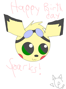 Happy birthday Pichu90! by coolperez8