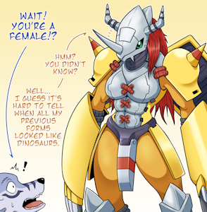 [Fanart] Lady Wargraymon by vavacung