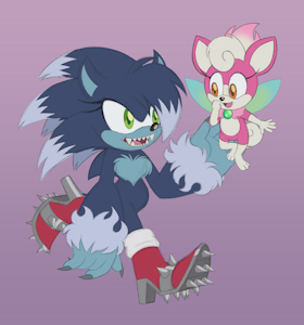 Werehog Sunbeam and Cookie by Itoruna