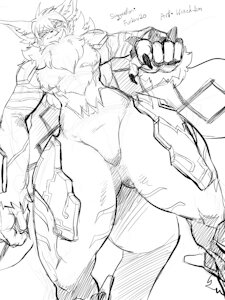 Sketch 385 - Meicrackmon Vicious Mode by WinickLim