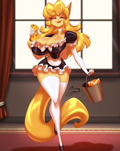 Leona maid by Belise7 by UnusualUnity