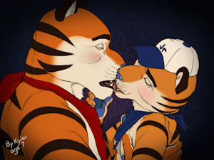 Do you love your dad enough to kiss him? by KylerPup