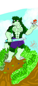 Saúl El Hombre Lobo 1998 Con Espada de diamante by SaulElHombreLobo1998