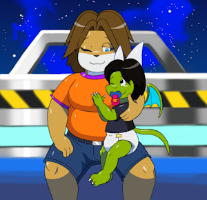 Cuddles with Mama Bear by DeltaSmasher89