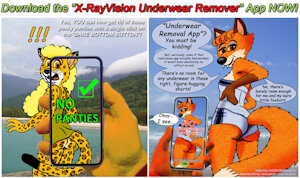 The "X-RayVision Underwear Remover" App by SoVeryNaughty