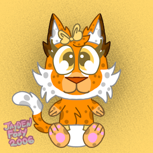 Baby Laurel the Leopard by ScratchandMeppsFan19