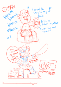 Vroom Boom & Pirate YCH [ Still Open ] by ScottJames27