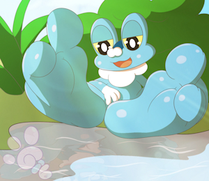 Froakie's Pond by GilSoftpaws