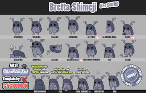 Bretta Shimeji Download by FluffyFoxOfFate